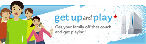get up and play: Get your family off that couch and get playing!